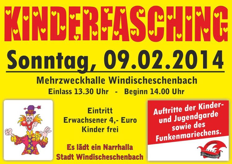Narrhalla Kinderfasching 2014