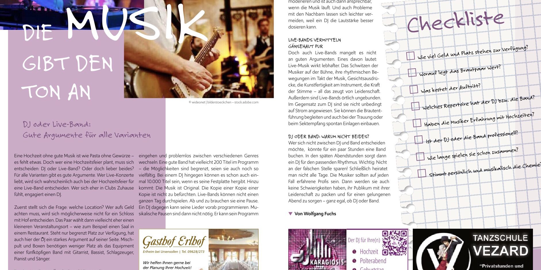 Die Musik gibt den Ton an